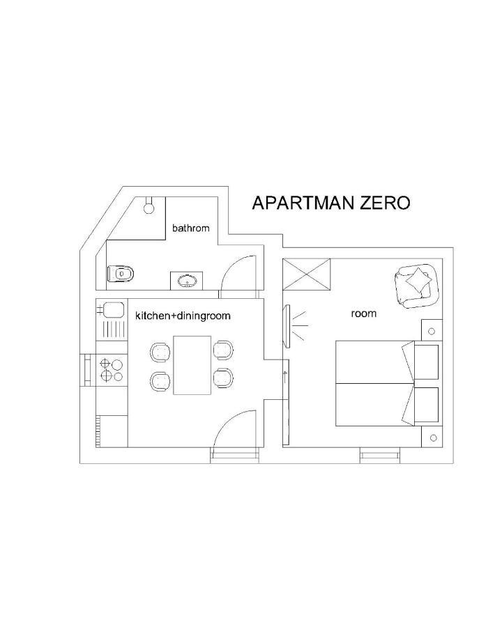 Apartman Zero Dugi Rat Exterior photo